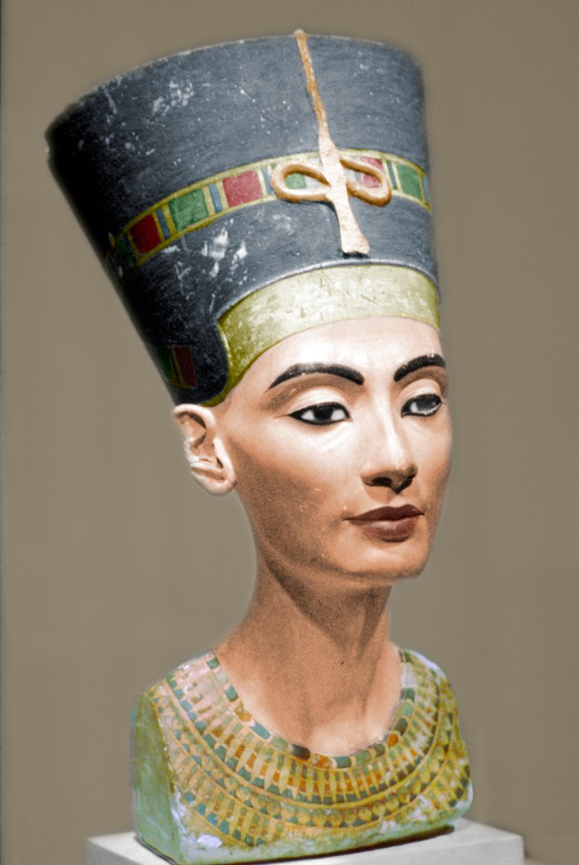 Mısır Kraliçesi Nefertiti Başkanı by Unbekannt