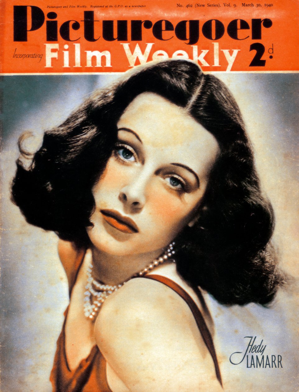 Hedy Lamarr 1914-2000, Avusturya doğumlu Amerikalı aktris, 1940 by Unbekannt