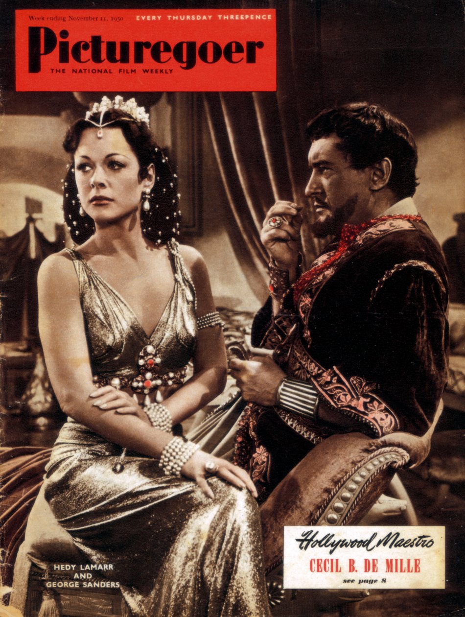 Hedy Lamarr 1914-2000 ve George Sanders 1906-1972, oyuncular, 1950 by Unbekannt