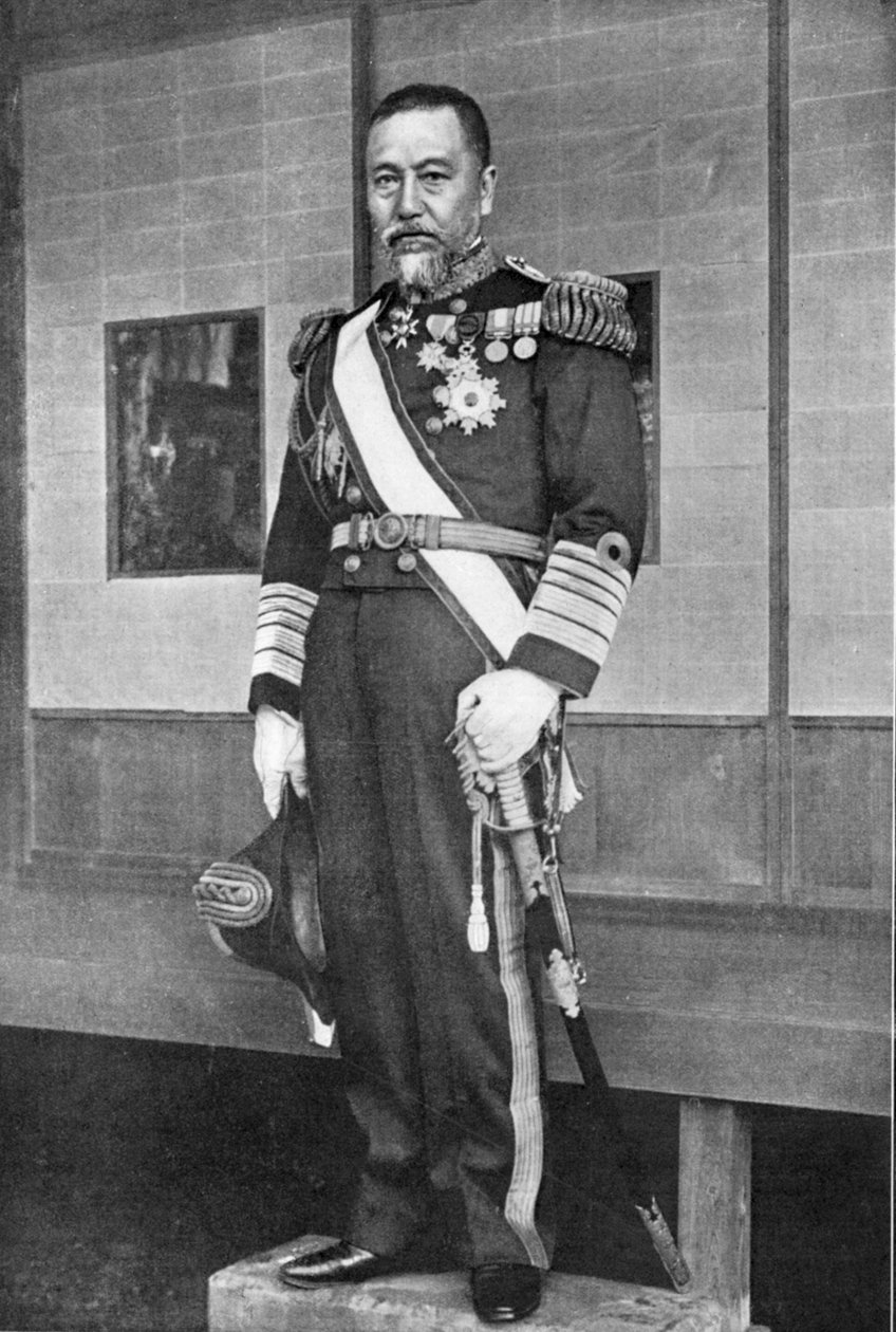 Heiachiro Togo, Japon deniz komutanı, Rus-Japon Savaşı, 1904-5 by Unbekannt