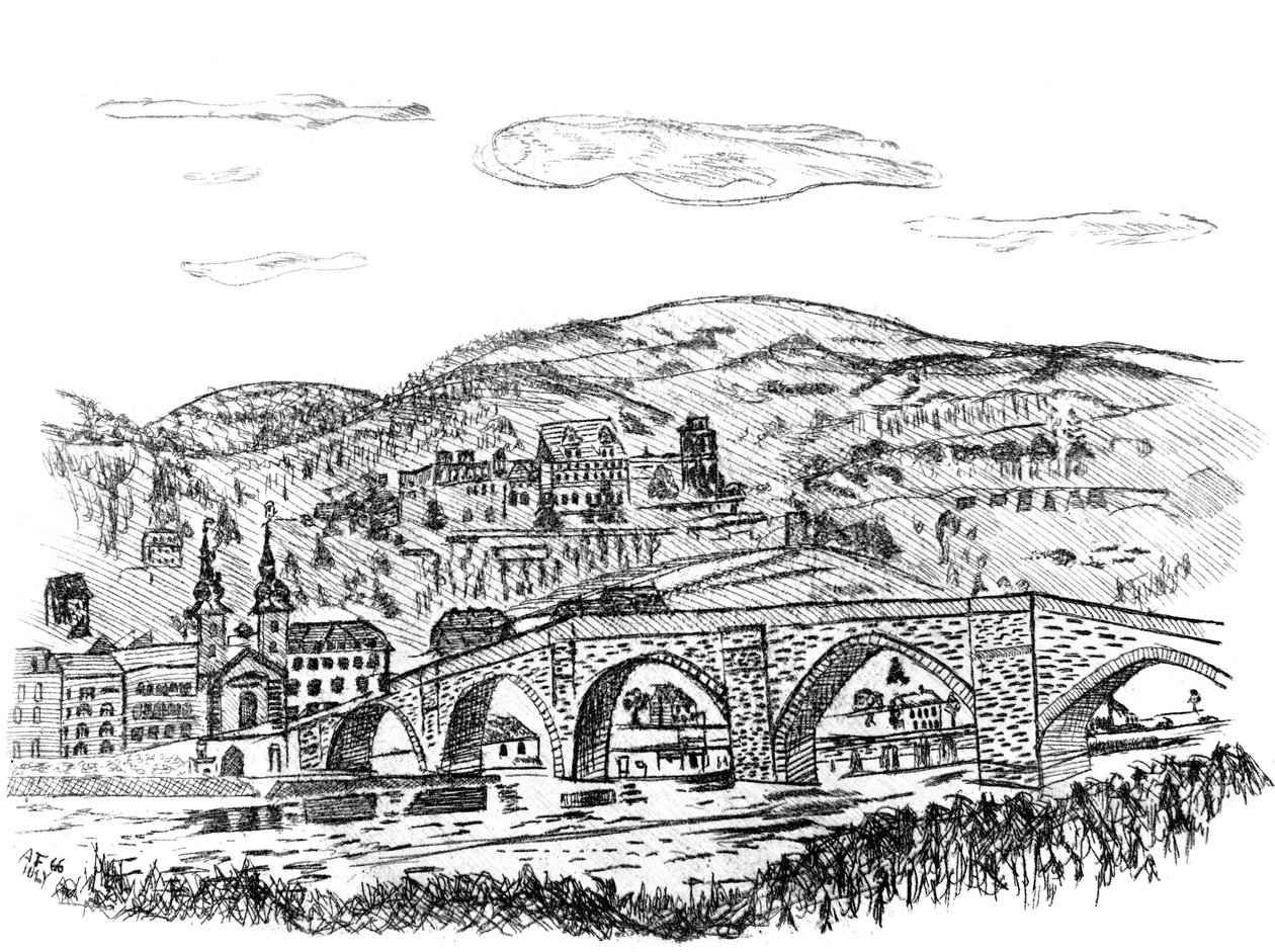 Heidelberg, Almanya by Unbekannt