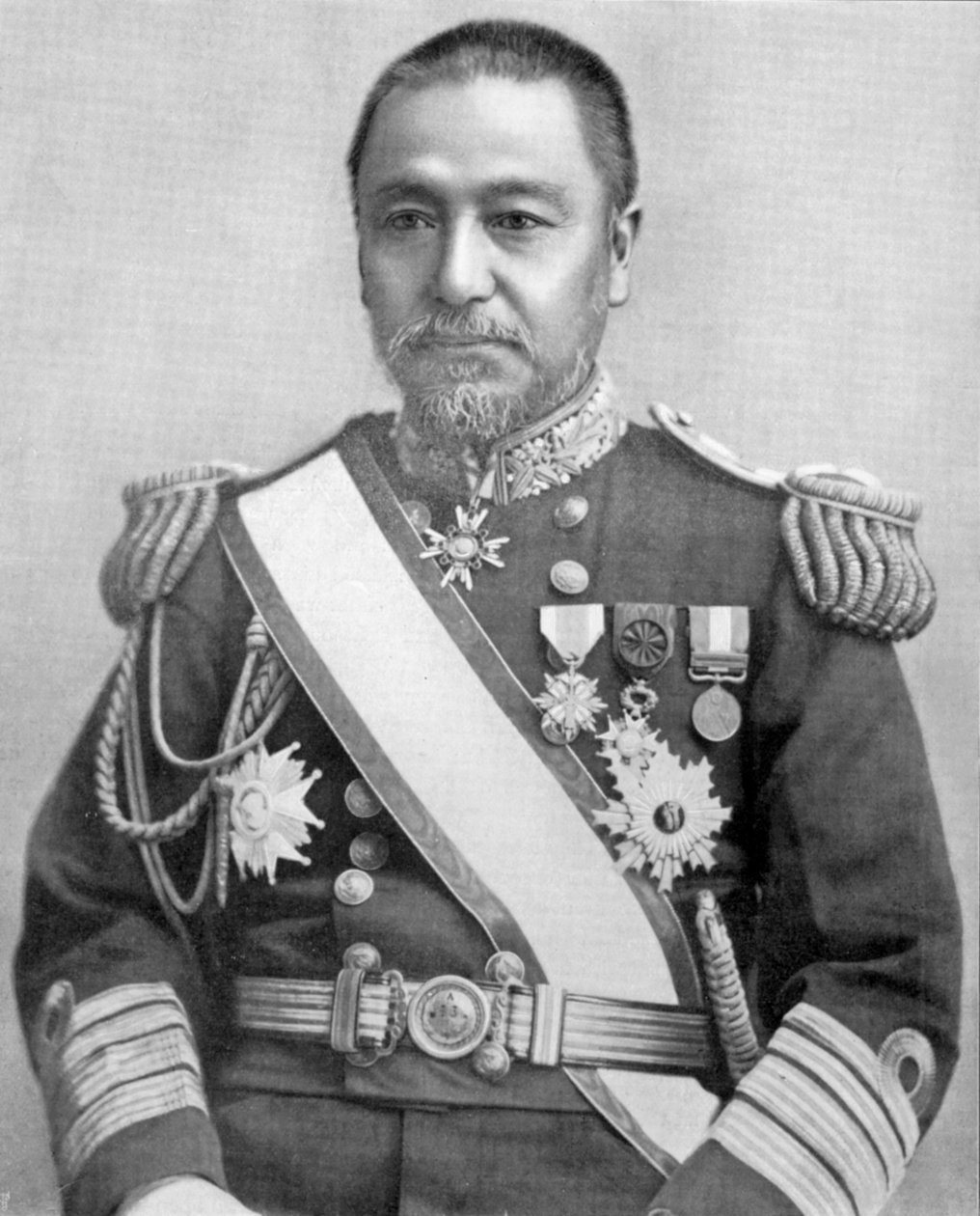 Heihachiro Togo, Japanese naval commander, Russo-Japanese War, 1904-5 by Unbekannt