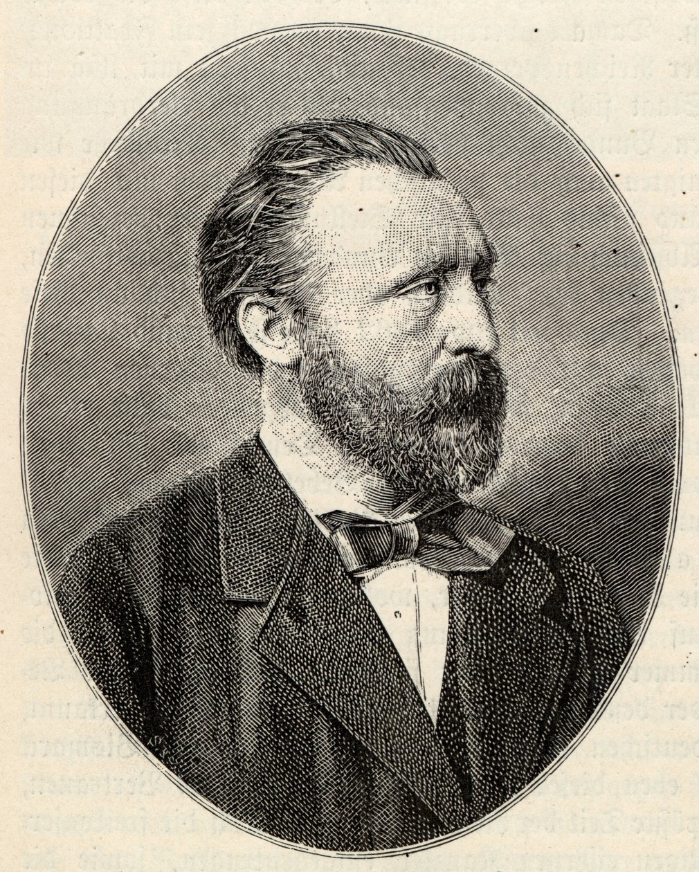 Heinrich von Stephan 1831-1897, genel müdür. by Unbekannt