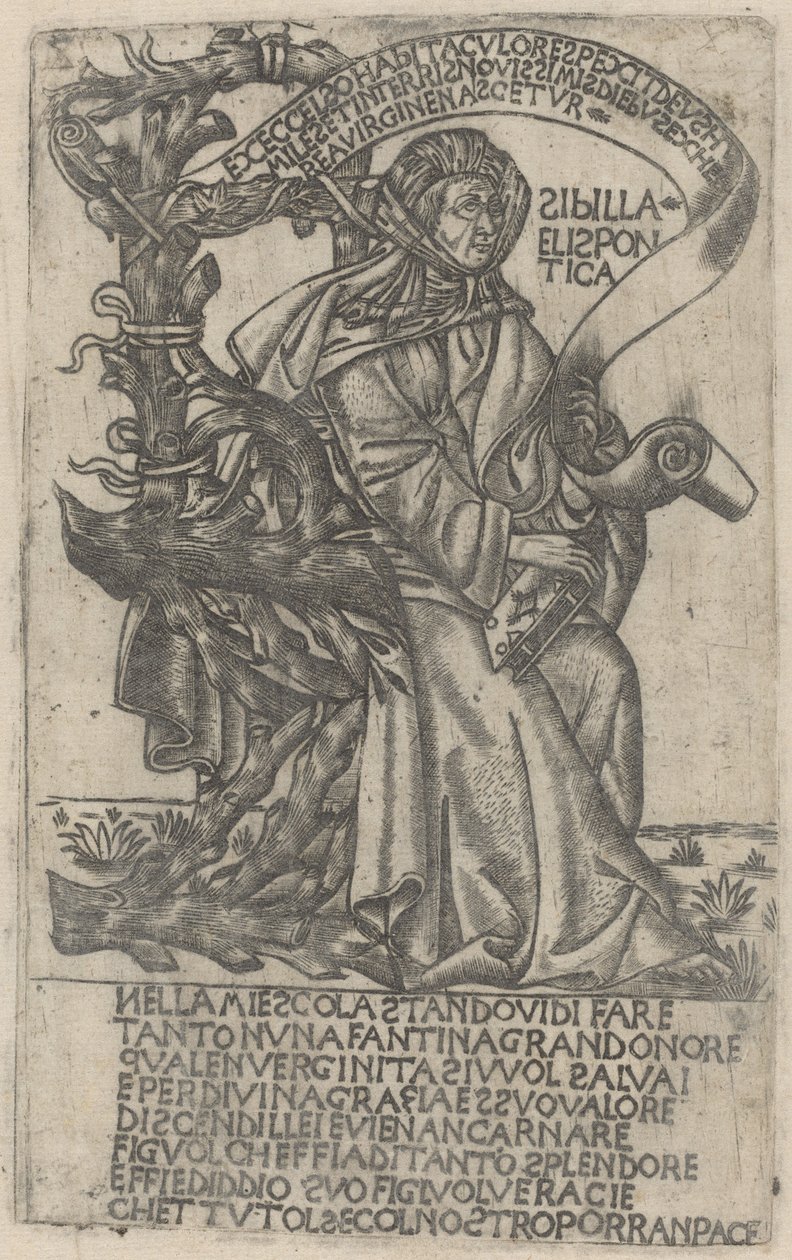 Hellespontine Sibyl, 15. yüzyılın başlarında. by Unbekannt