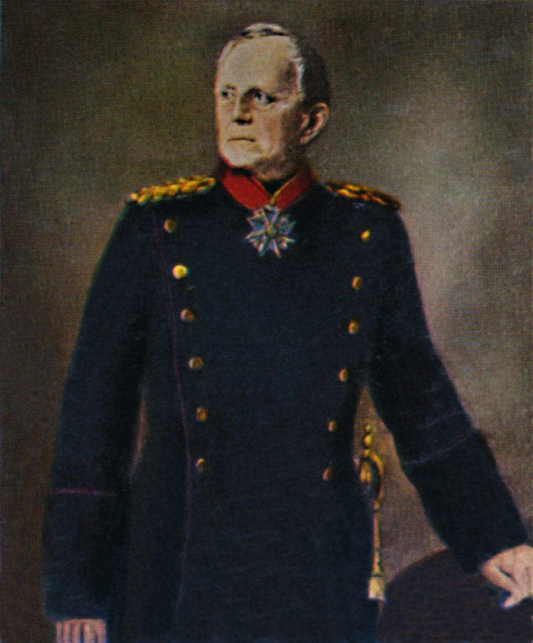 Helmuth von Moltke 1800-1891. - Lenbach
