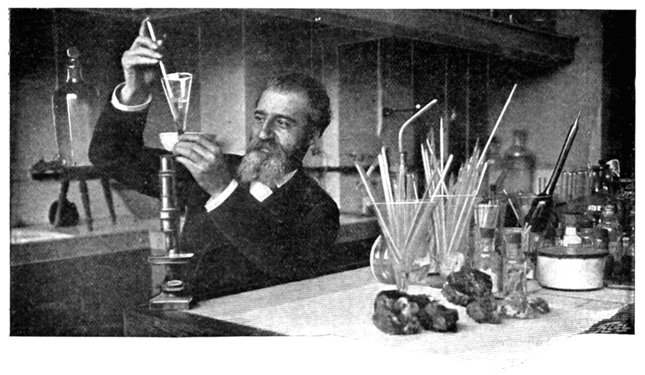 Henri Moissan, Fransız kimyager, c1900 by Unbekannt