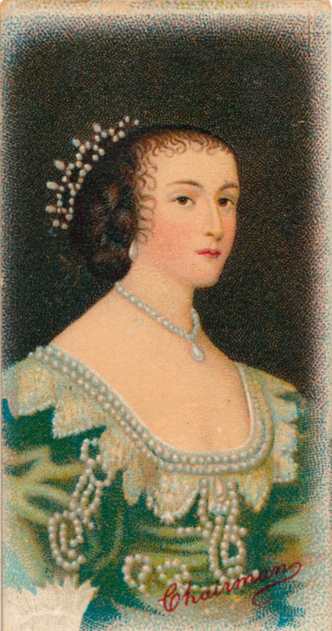 Fransa Henrietta Maria 1609-1669, İngiltere, İskoçya ve İrlanda kraliçesi eşi, 1912 by Unbekannt