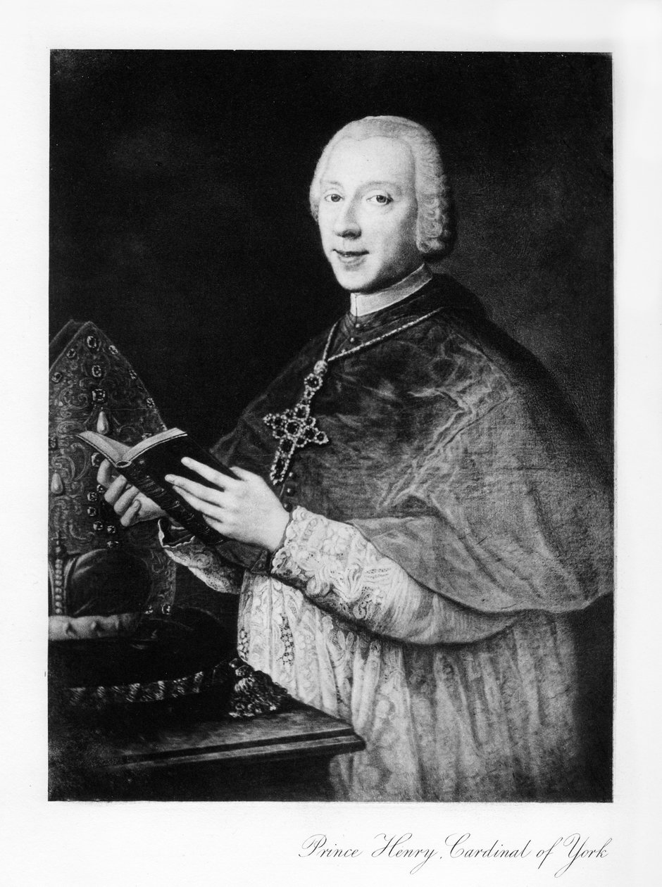 Henry Benedict Stuart, 1907 York Kardinal Dükü olarak by Unbekannt