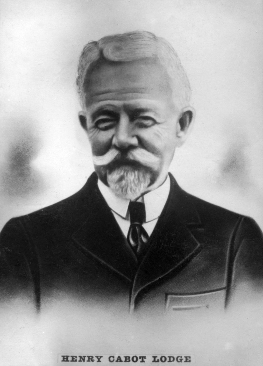Henry Cabot Slim Lodge 1850-1924, Amerikan Cumhuriyetçi Senatör ve tarihçi, c1910 by Unbekannt