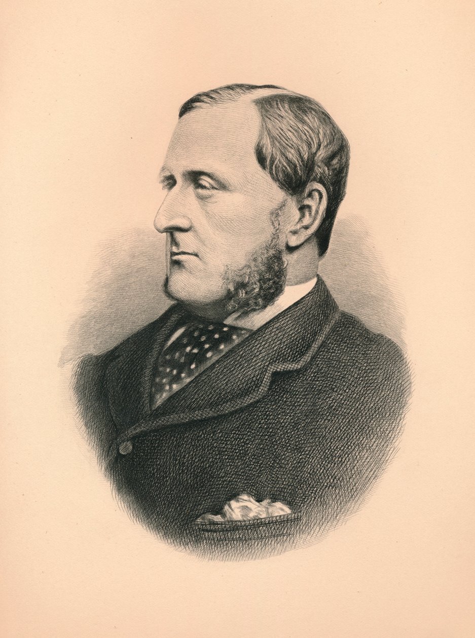 Henry Chaplin, 1. Vikont Chaplin 1840-1923, İngiliz toprak sahibi, yarış atı sahibi, 1896 by Unbekannt