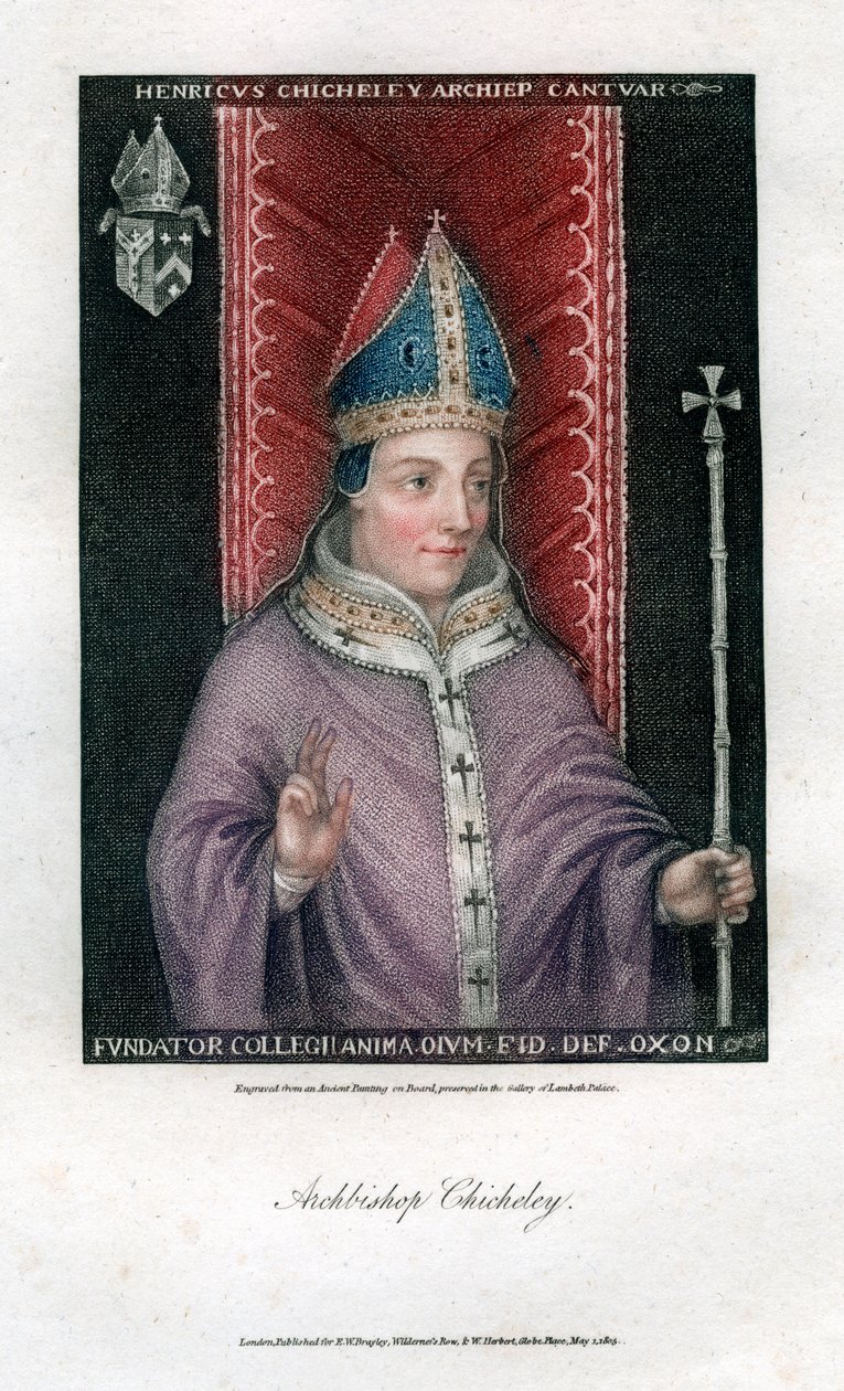 Henry Chicheley, Canterbury Başpiskoposu, 1805 by Unbekannt