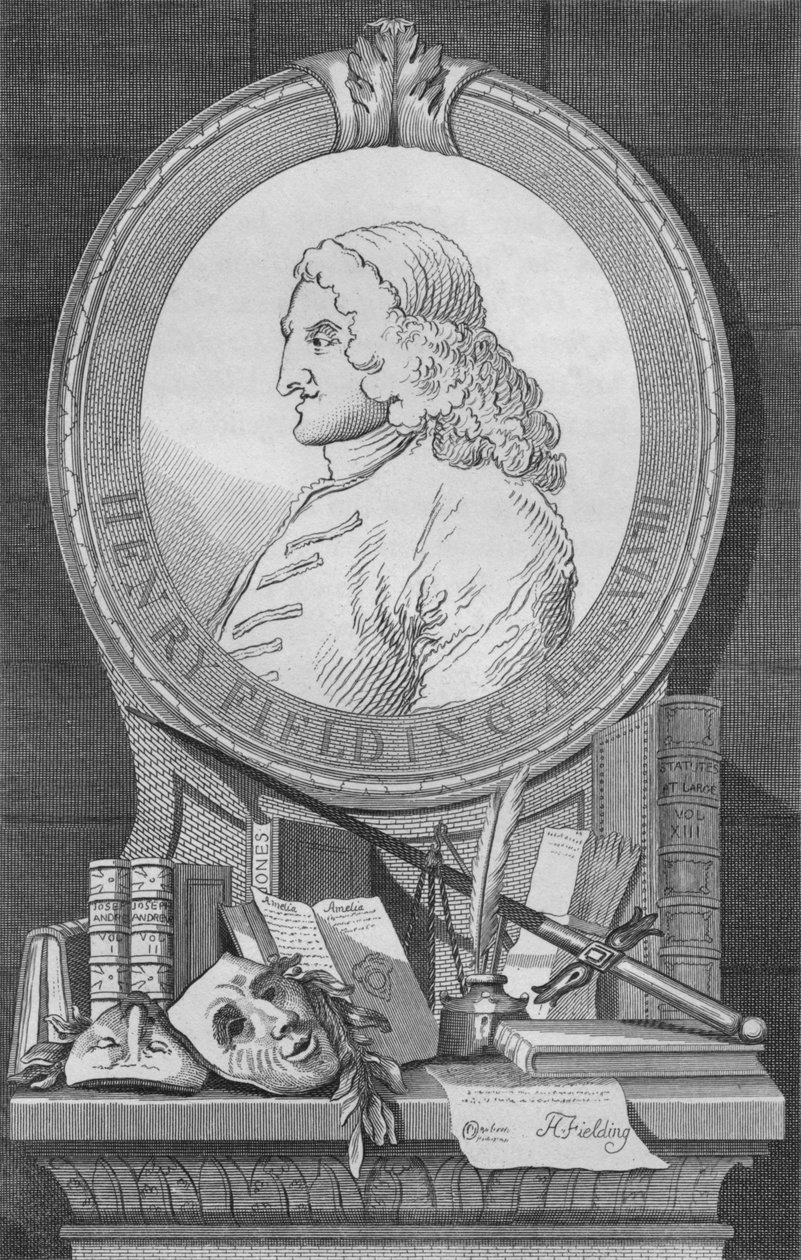 Henry Fielding, c1754, 1827. by Unbekannt
