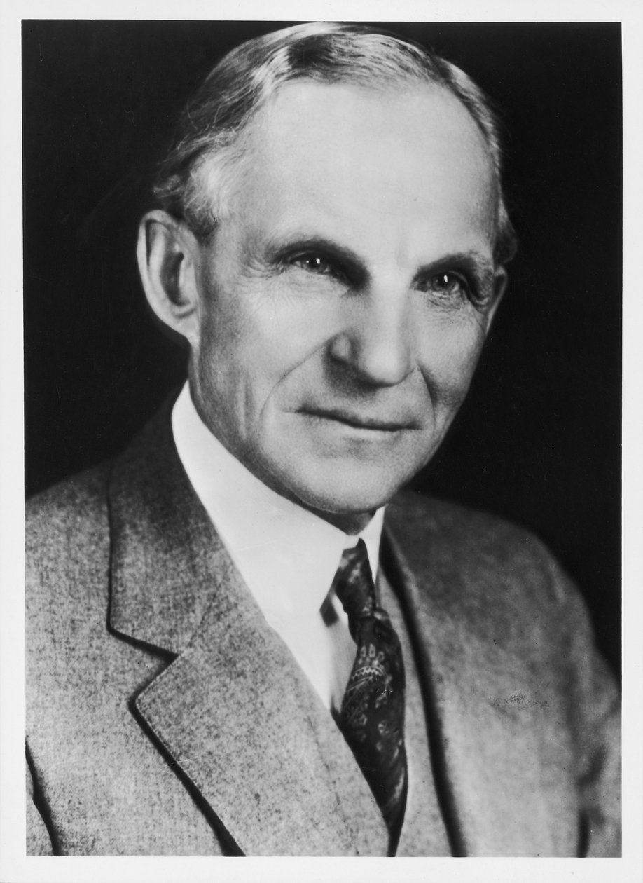 Henry Ford, Amerikalı otomobil mühendisi ve üreticisi, 1908 by Unbekannt