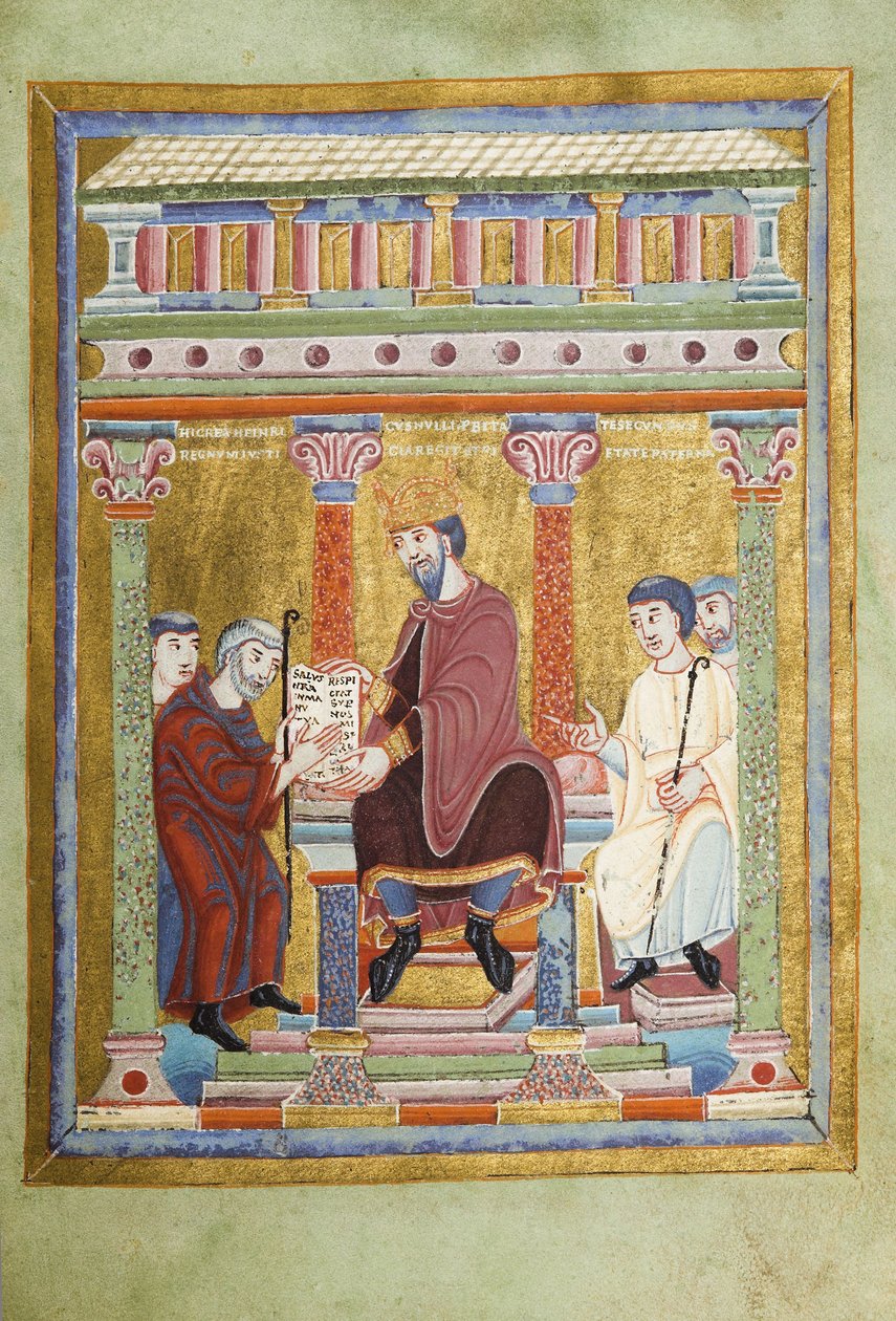 Henry III, Henry III için Kutsal Roma İmparatoru Evangelarium, 10391043 by Unbekannt