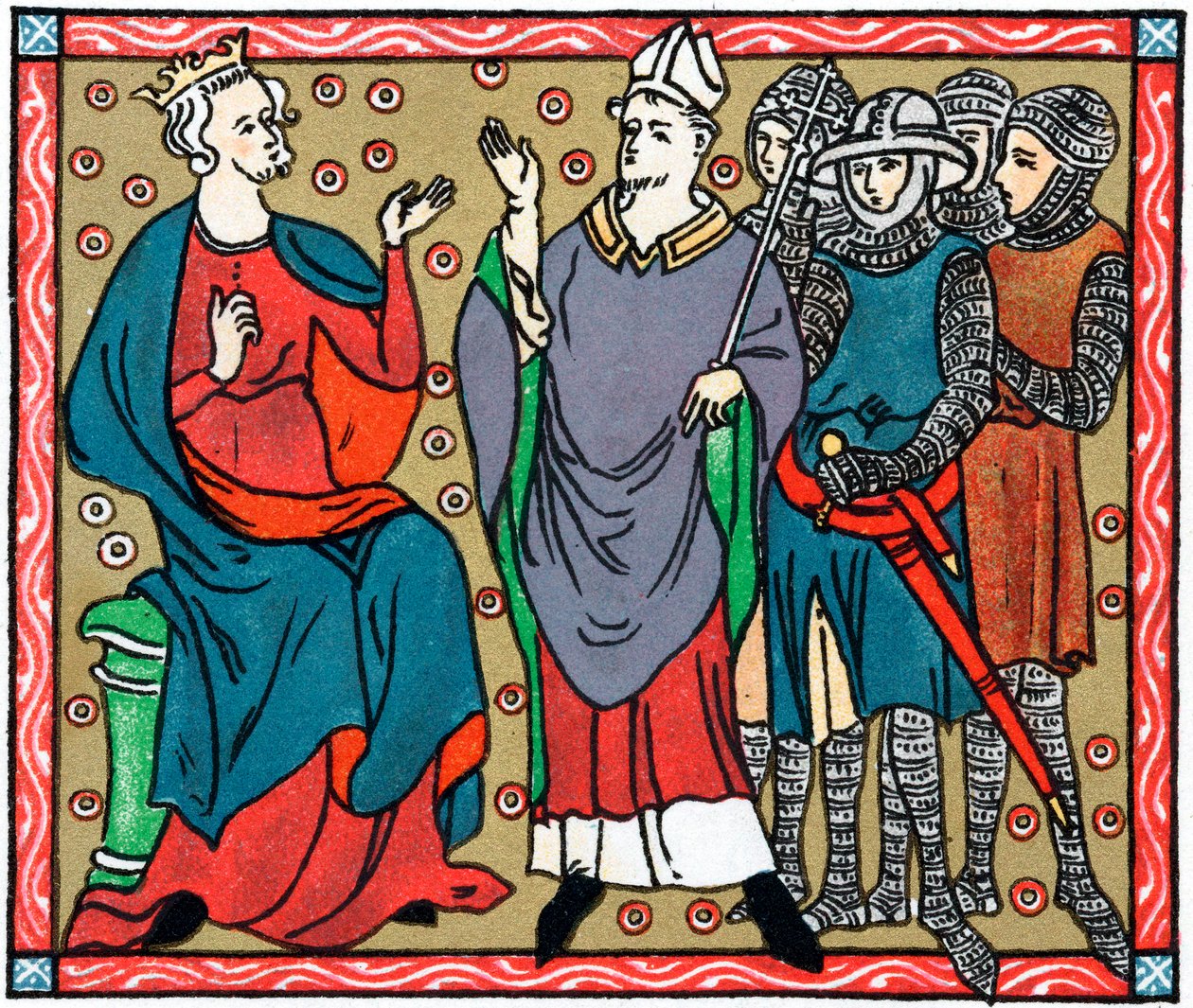 Henry II ve Thomas bir Becket by Unbekannt
