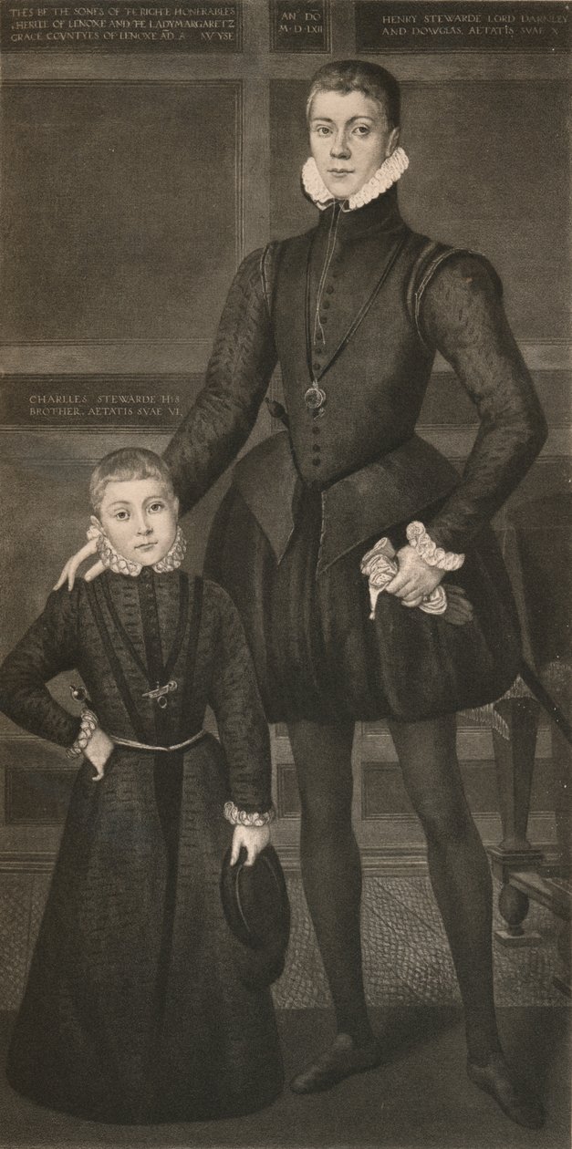 Henry Lord Darnley ve Kardeşi Charles, 16. yüzyıl, 1904 by Unbekannt