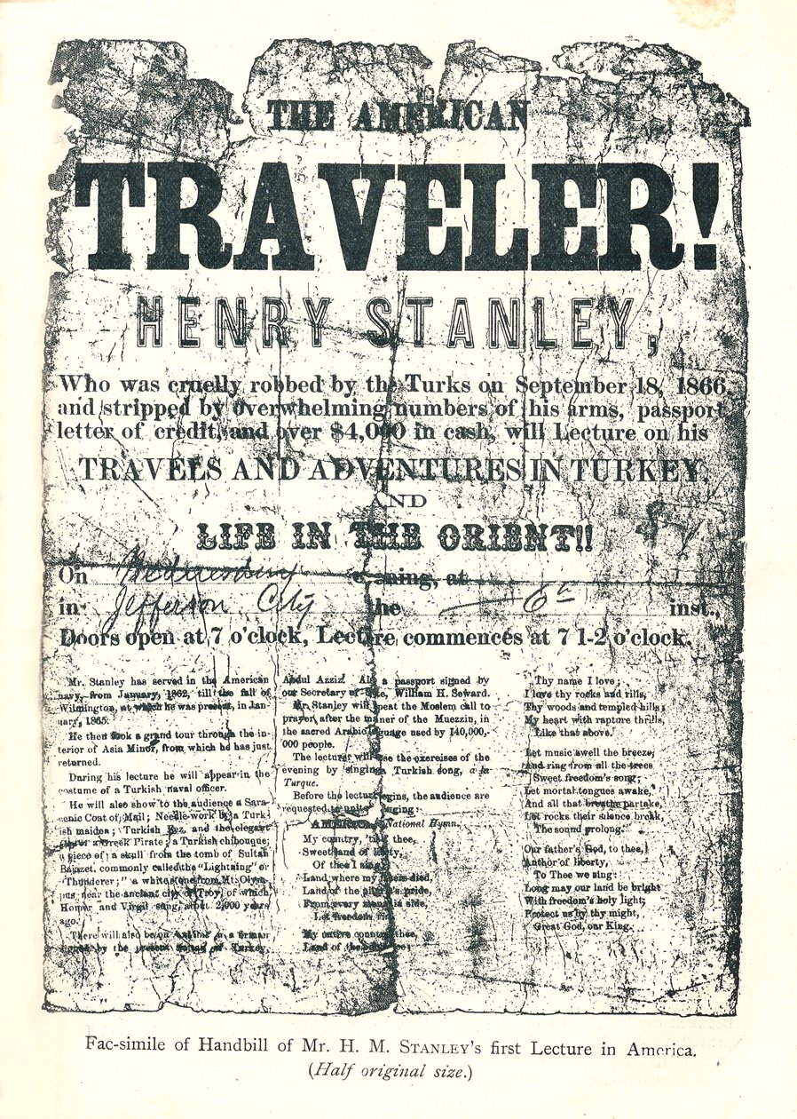 Henry M.Stanley, Amerika