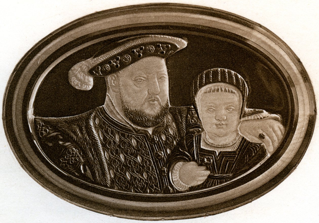 Henry VIII ve Prens Edward, 1902 by Unbekannt
