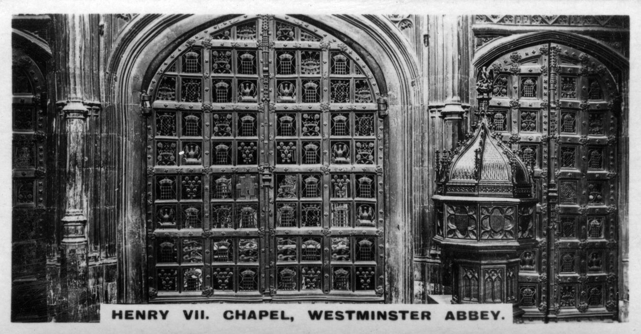 Henry VII Şapeli, Westminster Abbey, Londra, c1920