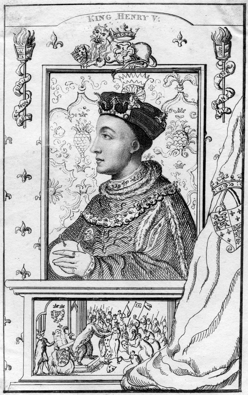 Henry V, İngiltere Kralı by Unbekannt