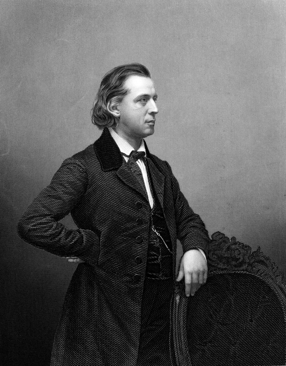 Henry Ward Beecher 1813-1887, Amerikan Cemaat bakanı, c1861 by Unbekannt