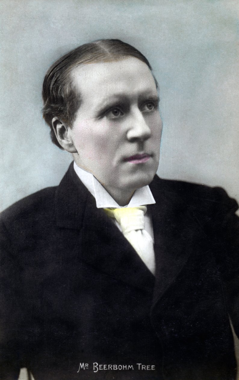 Herbert Beerbohm Tree 1852-1917, İngiliz aktör ve tiyatro yöneticisi, 20. yüzyılın başlarında by Unbekannt