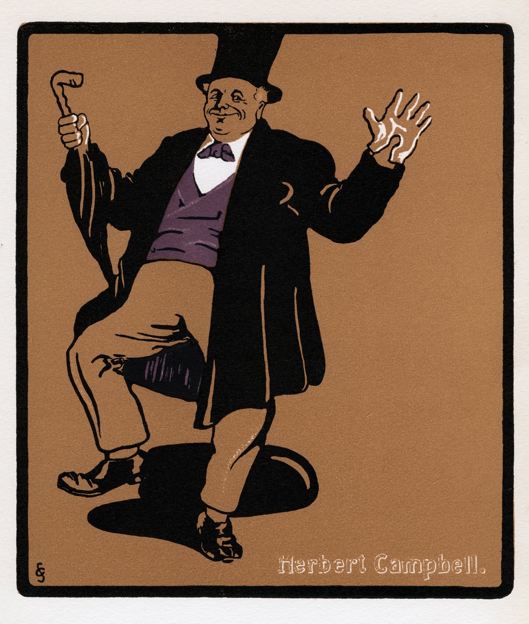 Herbert Campbell 1844-1904, Drury Lane komedyeni, 19. yüzyıl by Unbekannt