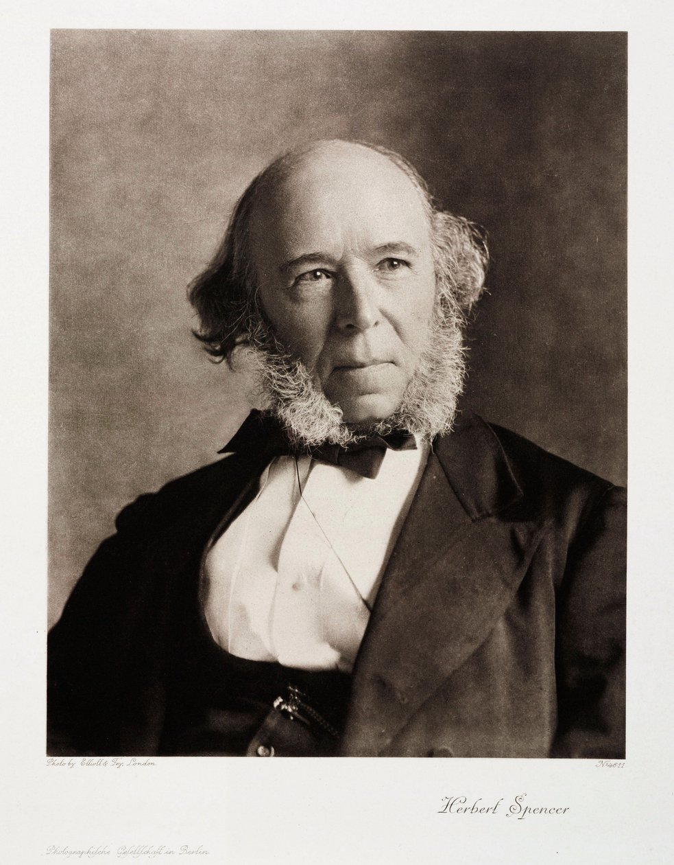 Herbert Spencer, İngiliz sosyal filozof by Unbekannt