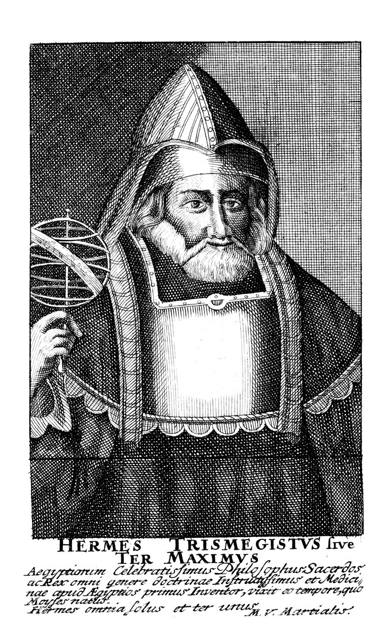 Mısırlı Hermes, simyacı, 17. yüzyıl by Unbekannt