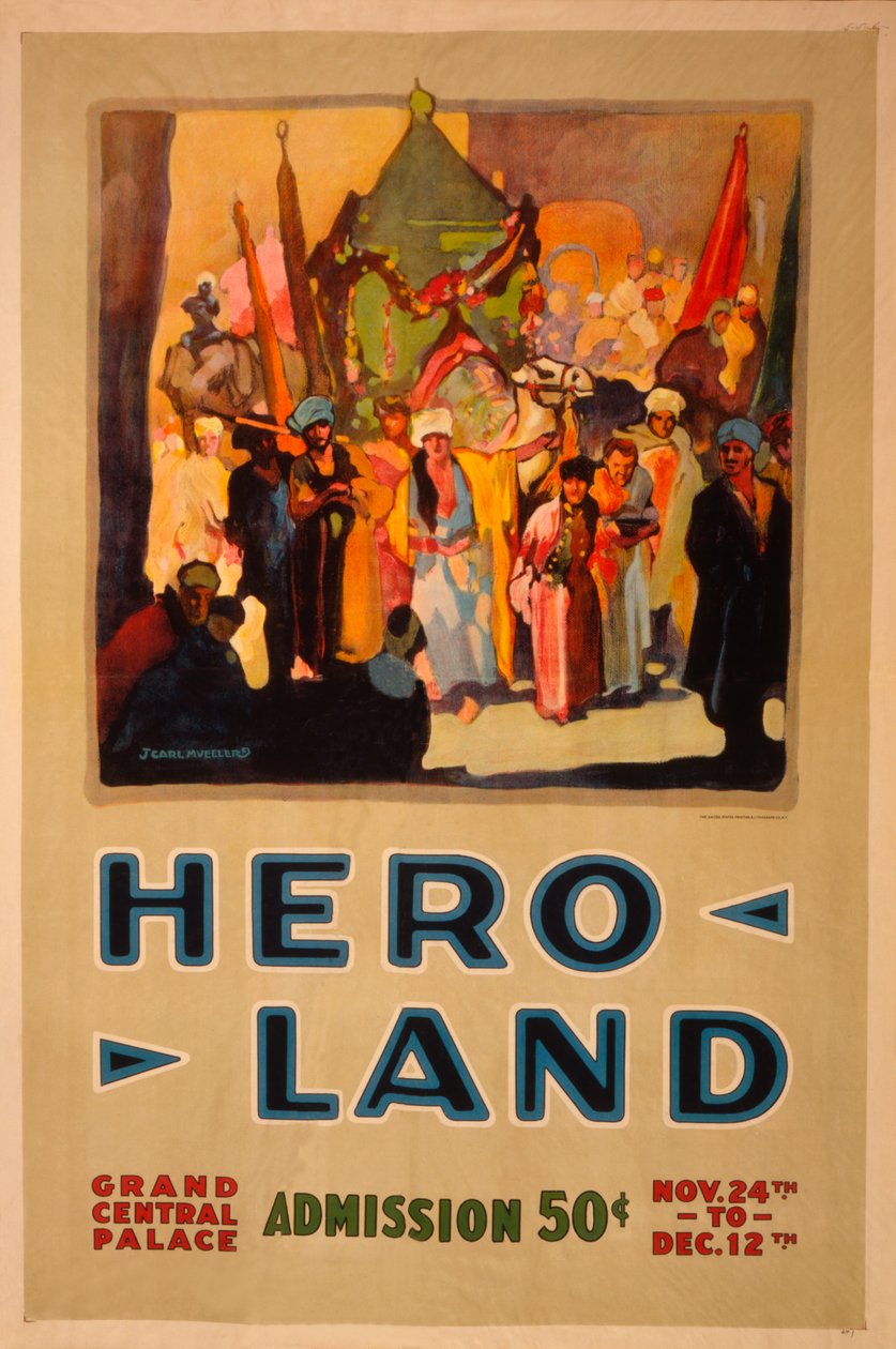 Hero Land Posteri, New York, New York by Unbekannt