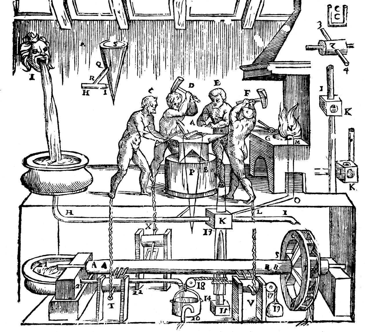 İskenderiye Kahramanı mekanik demirciler, 1. yüzyıl 1647 by Unbekannt