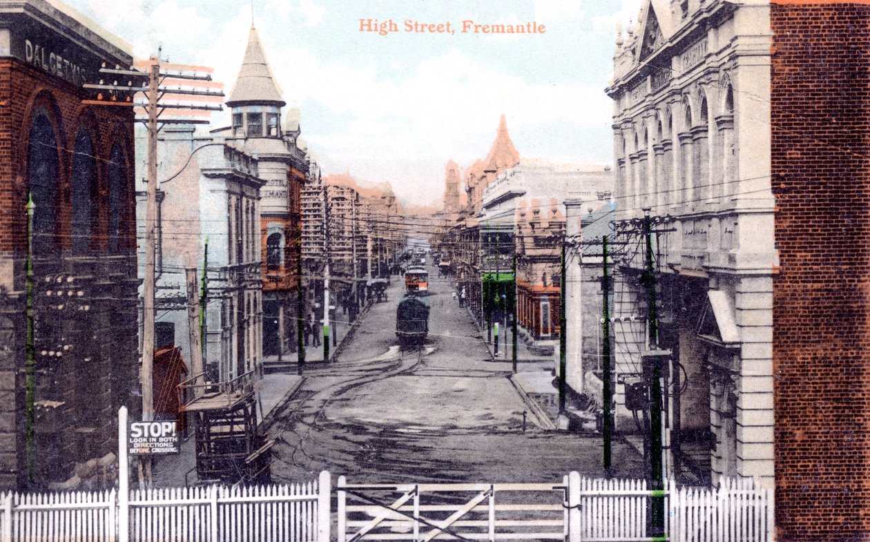 High Street, Fremantle, Avustralya, c1900s by Unbekannt