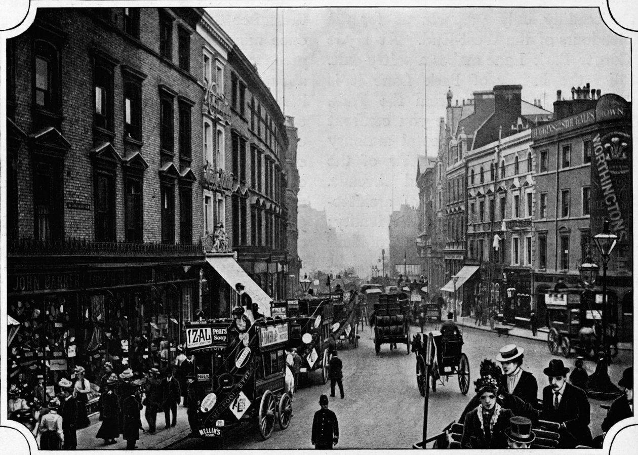 High Street, Kensington, Londra, c1900 1901 by Unbekannt