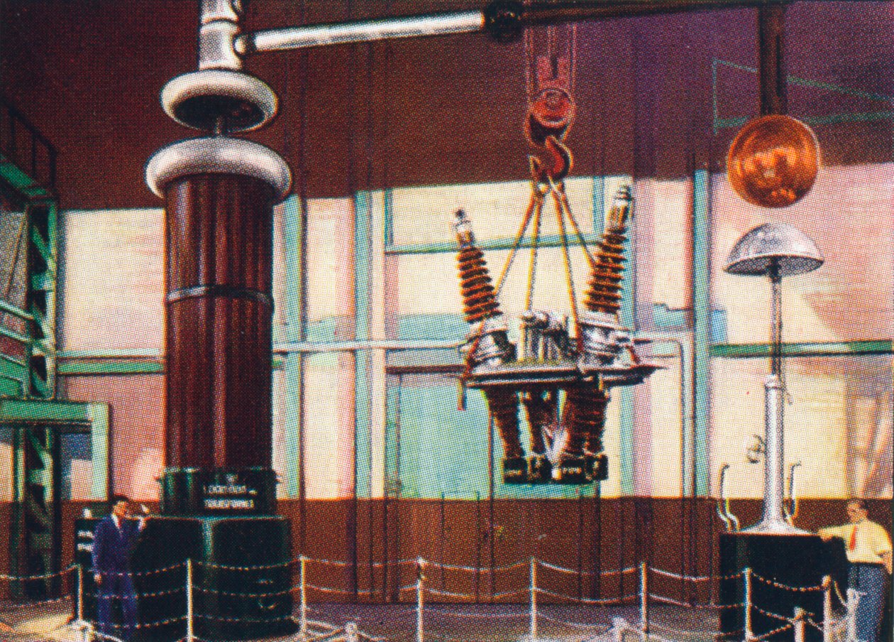 Yüksek gerilim test evi, 1938 by Unbekannt