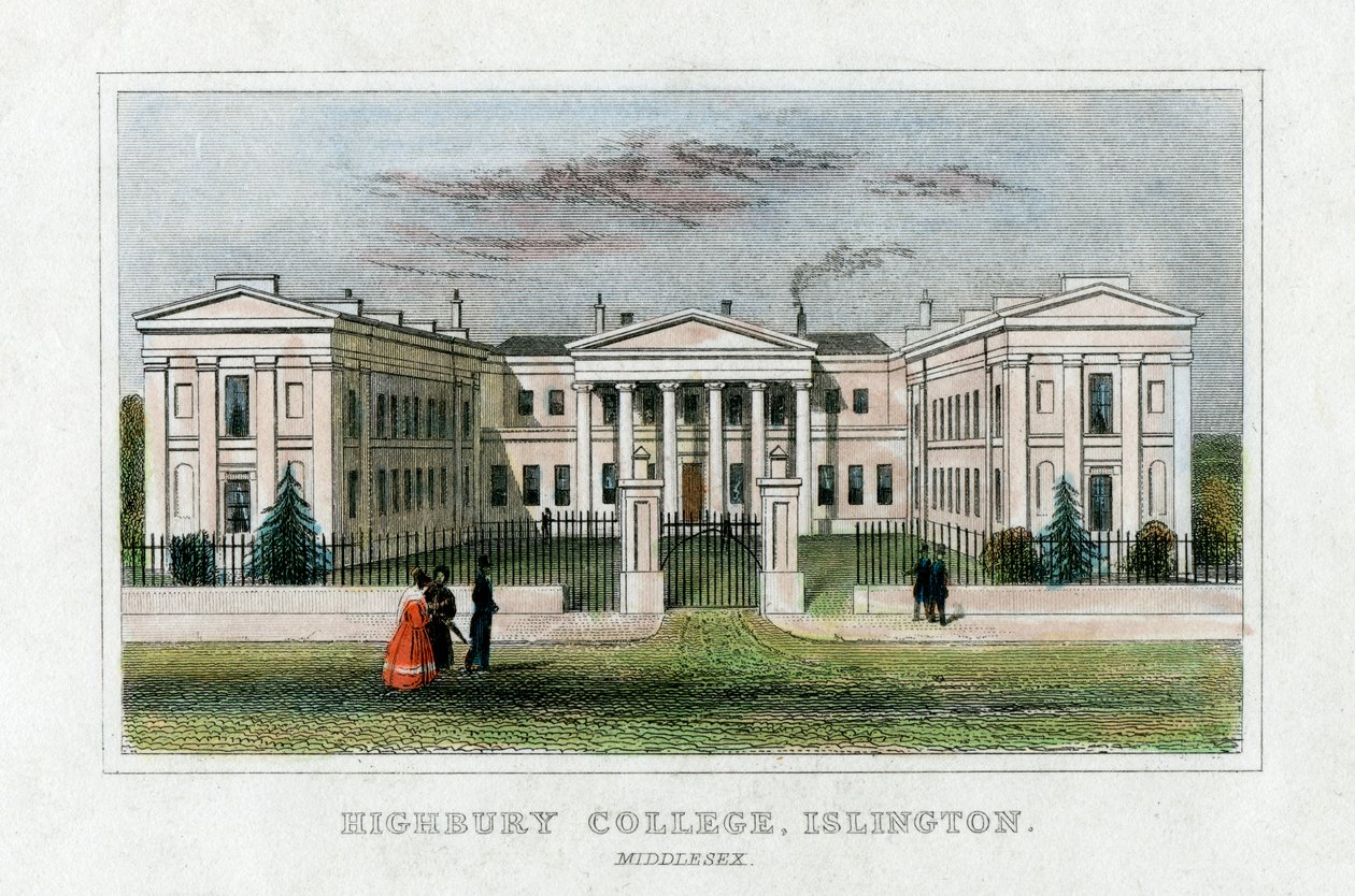 Highbury College, Islington, Londra, 19. yüzyıl ortası by Unbekannt