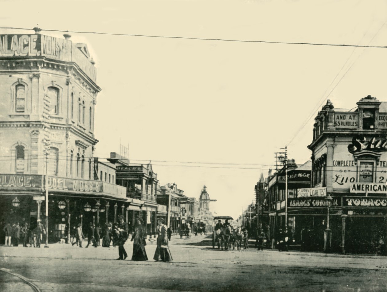Hindley Caddesi, Adelaide, 1901. by Unbekannt