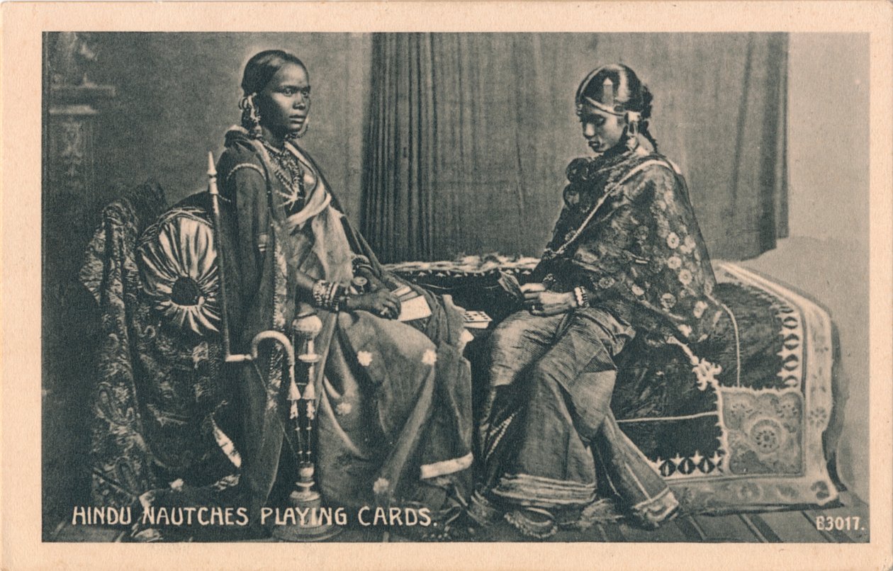 Hindu Nautches Oyun Kağıtları, c1910 by Unbekannt
