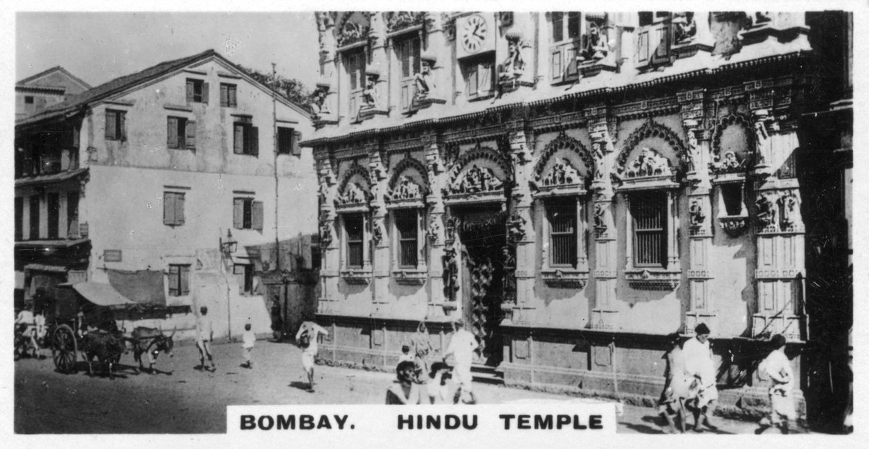 Hindu Tapınağı, Bombay, Hindistan, c1925 by Unbekannt