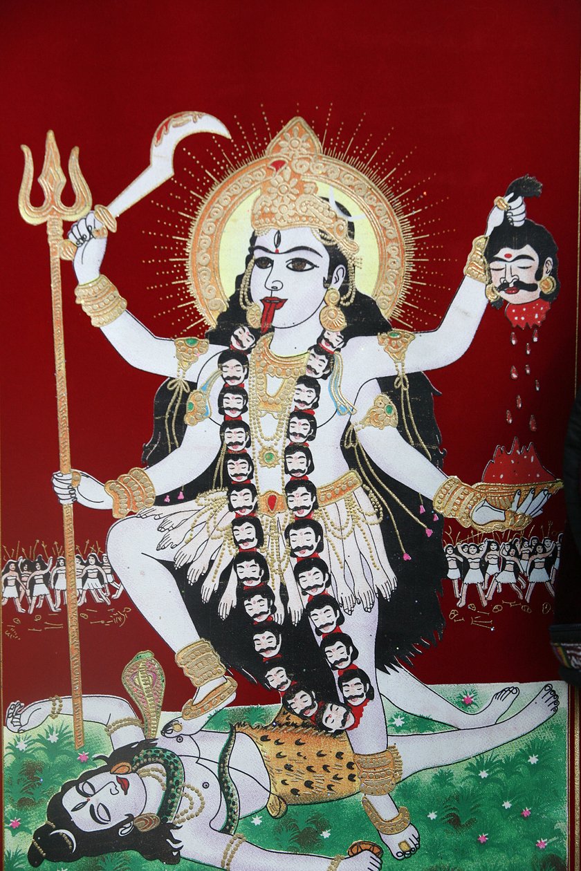 Hindu tanrıçası Kali, Katmandu, Nepal by Unbekannt