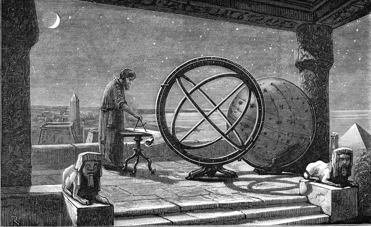 Hipparchus, Antik Yunan astronomu, MÖ 2. yüzyıl c1880 by Unbekannt