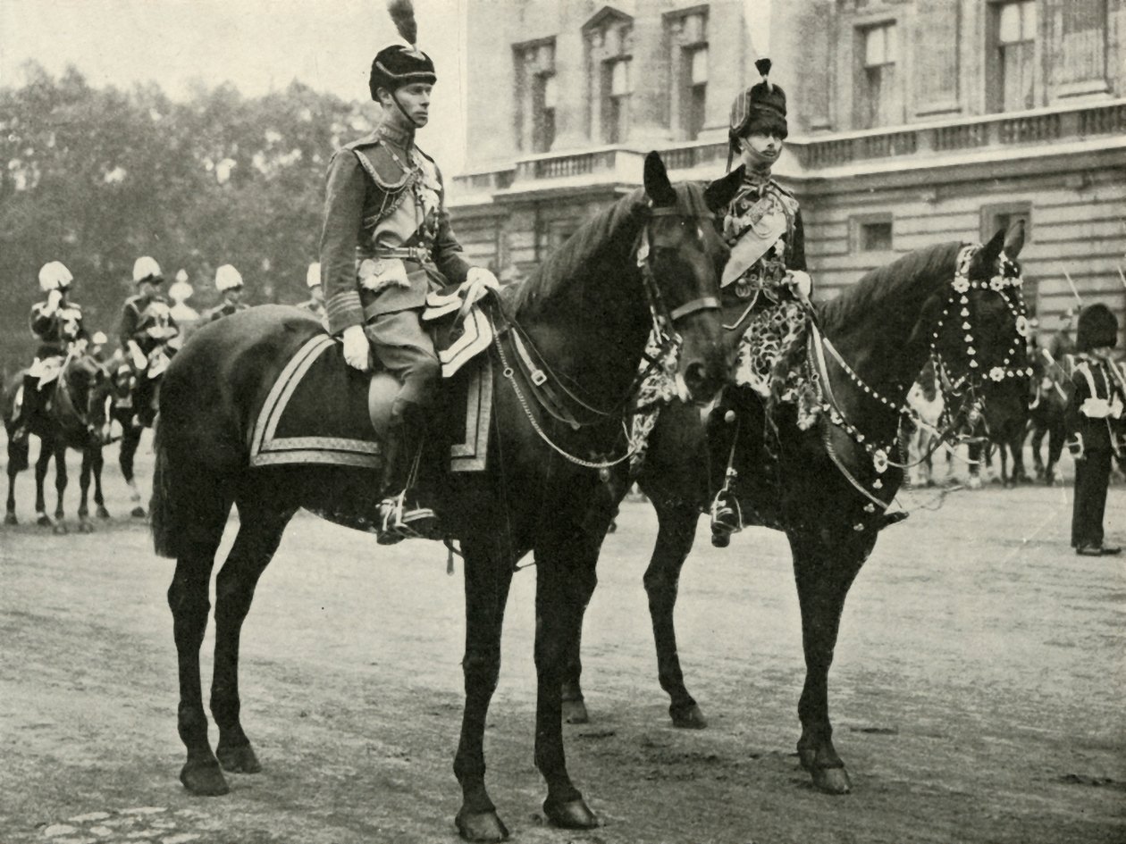 Majesteleri Gloucester Dükü ile birlikte, Trooping the Colour