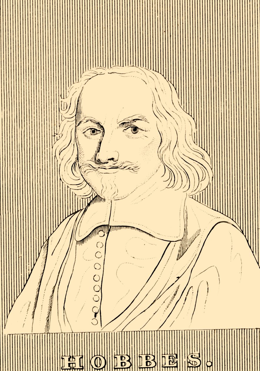 Hobbes, 1588-1679, 1830. by Unbekannt