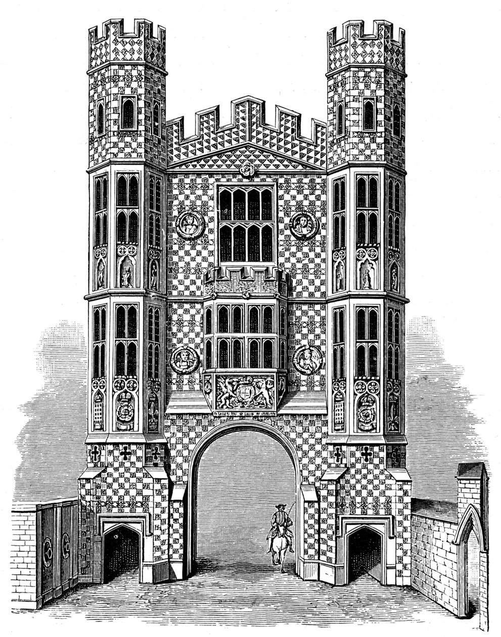 Holbein Kapısı, Whitehall, Londra, 1893 by Unbekannt