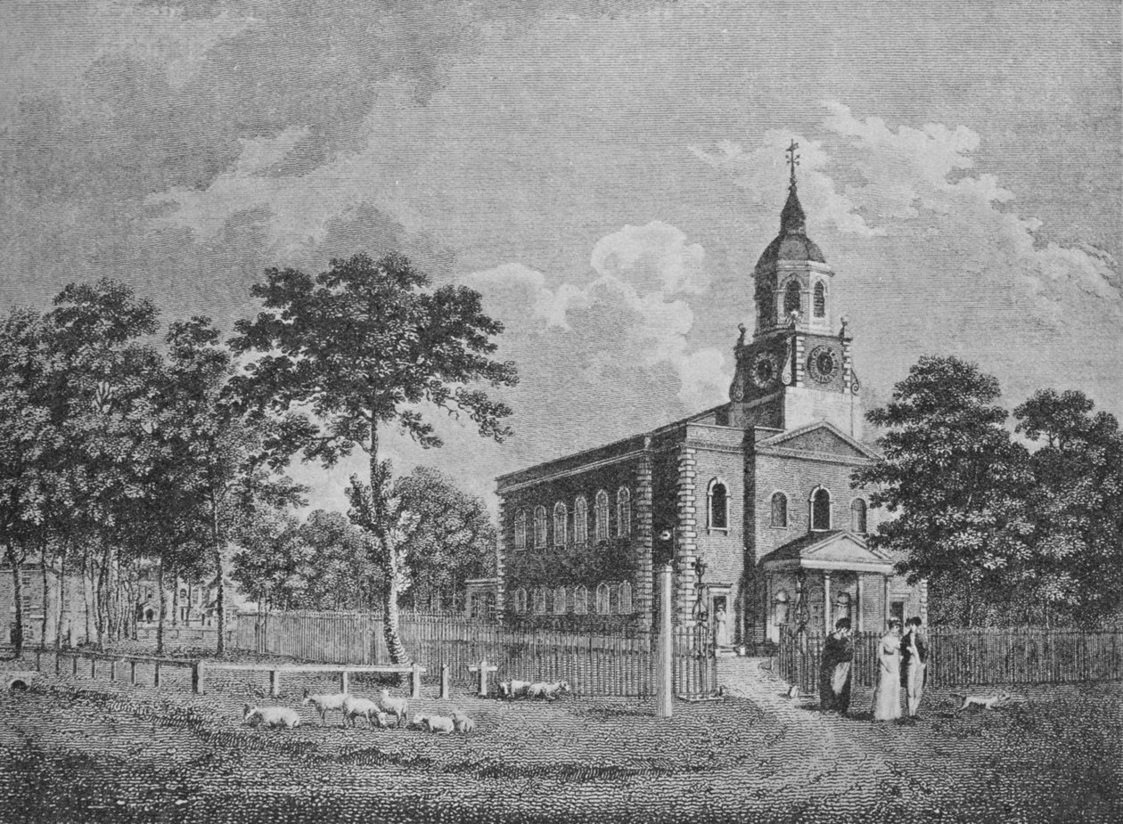 Holy Trinity Kilisesi, Clapham, c1812, 1912 by Unbekannt