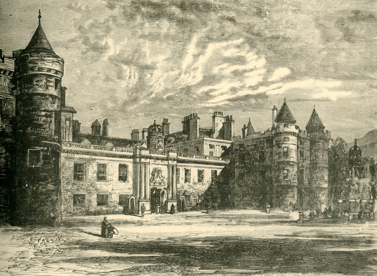 Holyrood Sarayı, Edinburg, 1890. by Unbekannt