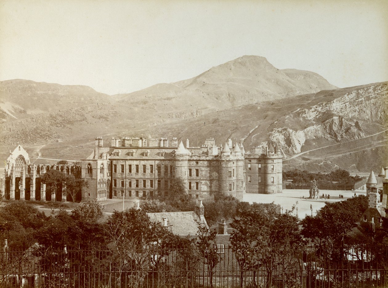 Holyrood Sarayı, Edinburgh, İskoçya, 1887 by Unbekannt