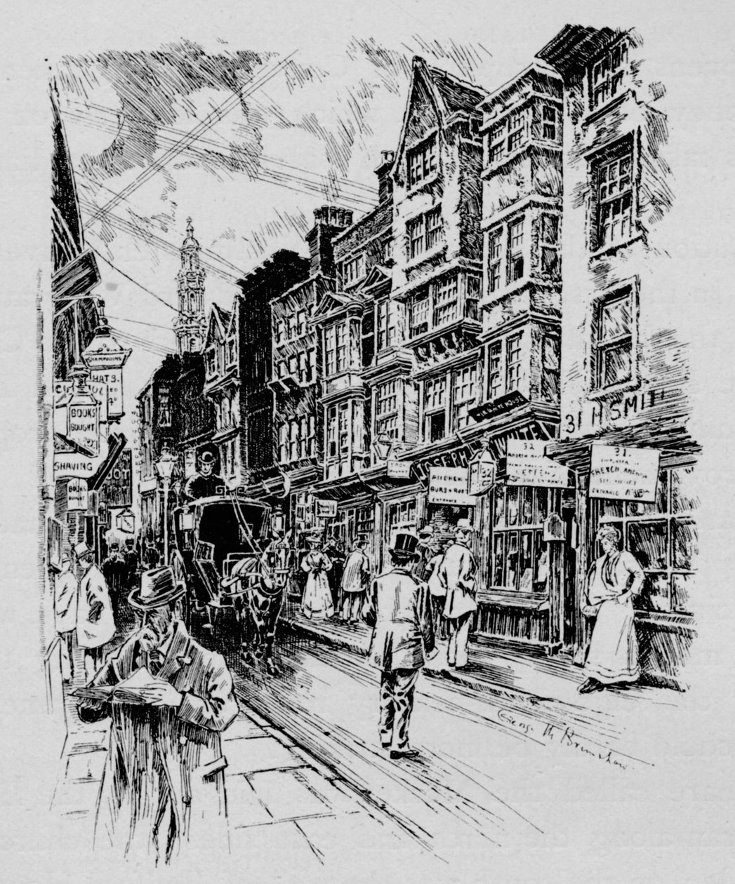 Holywell Caddesi, Westminster, Londra, c1890 1911 by Unbekannt