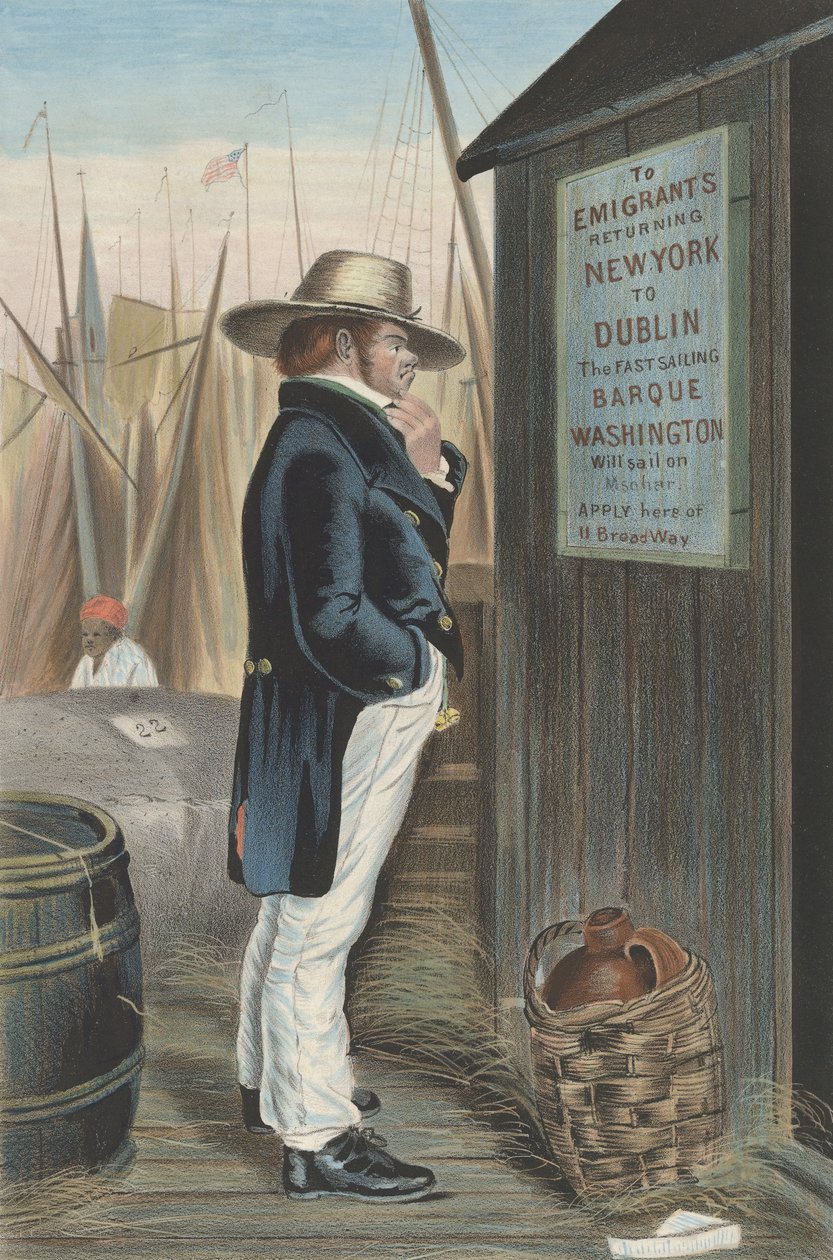 Homeward Bound New York, ca. 1860. by Unbekannt