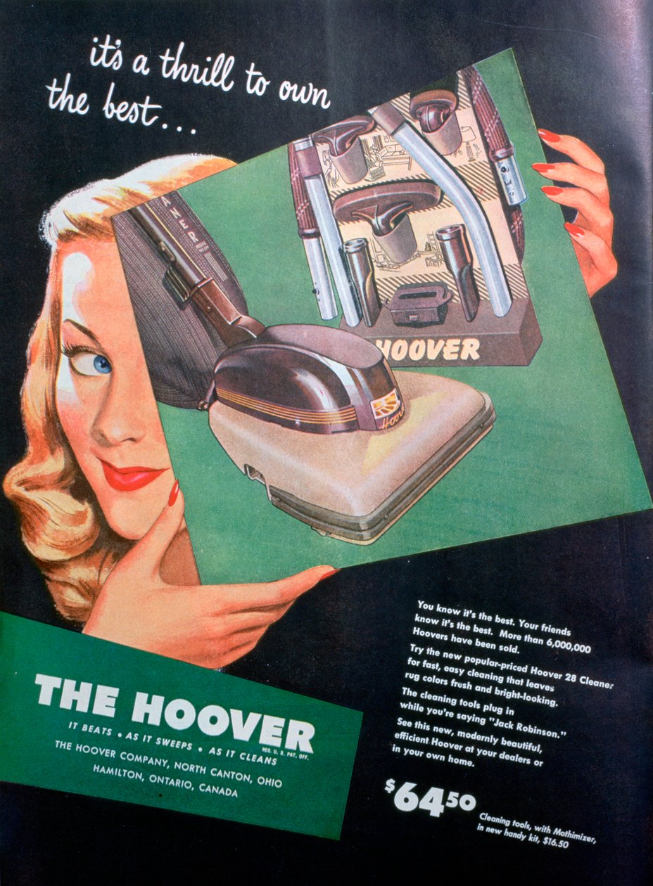 Hoover reklamı, 1946 by Unbekannt