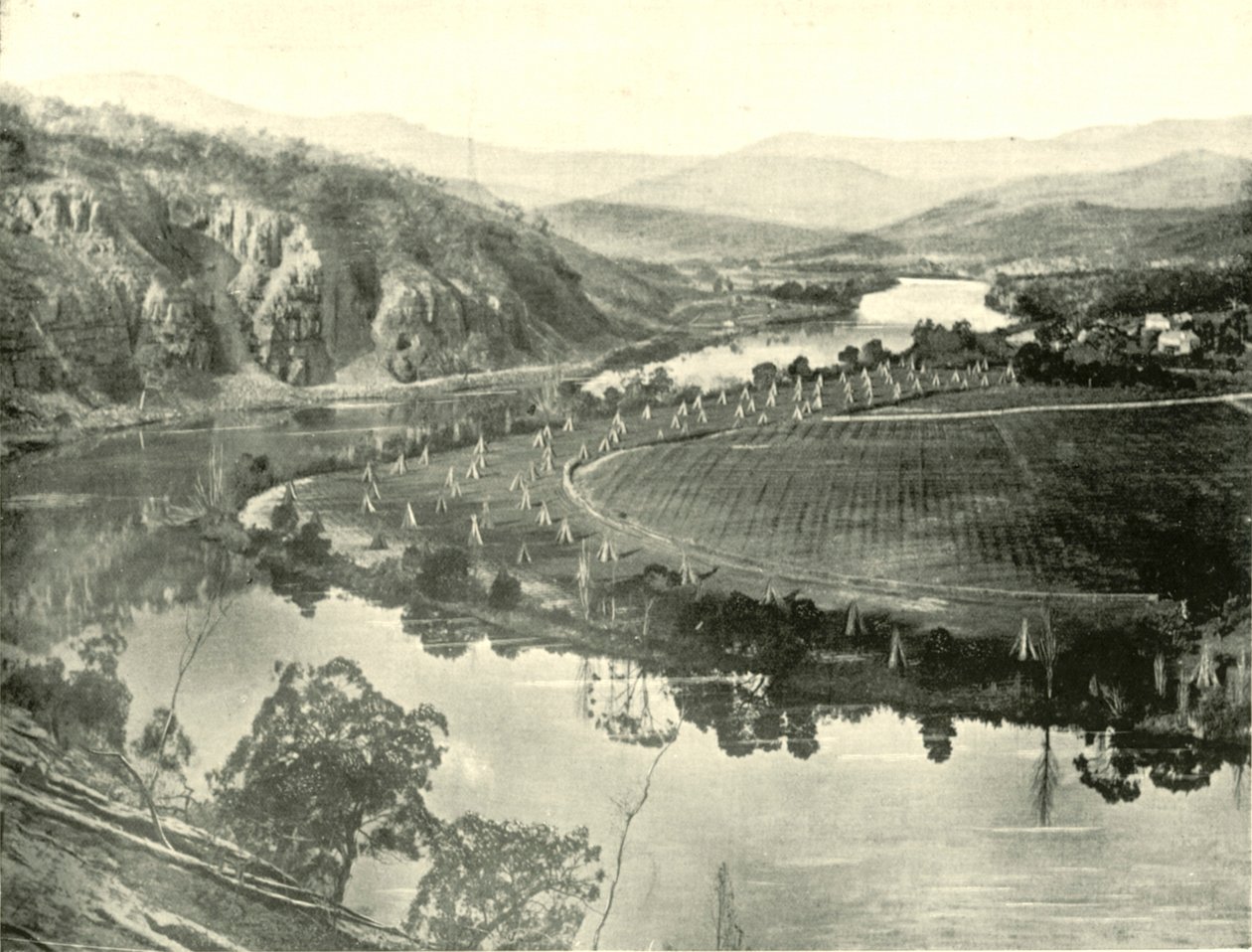 Tazmanya'daki Hop Bahçeleri, 1901. by Unbekannt